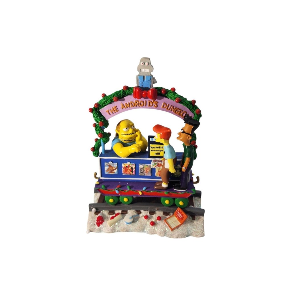 2005 The Simpsons Xmas Express Train "The Worst Christmas Ever" Comic Book Guy